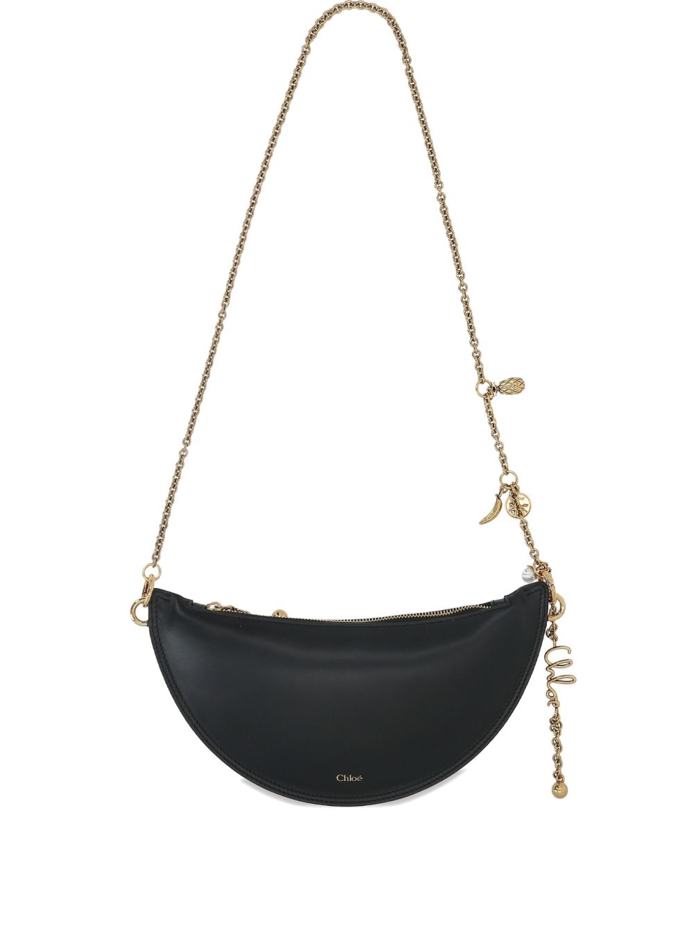 Icons Half Moon Shoulder Bag in Lambskin
