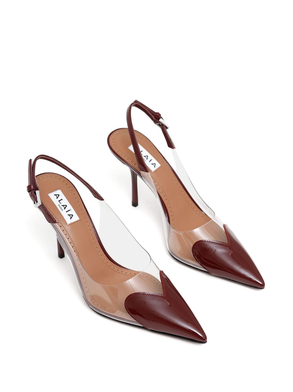 Alaïa Décolleté Slingback Le Coeur - Bordeaux