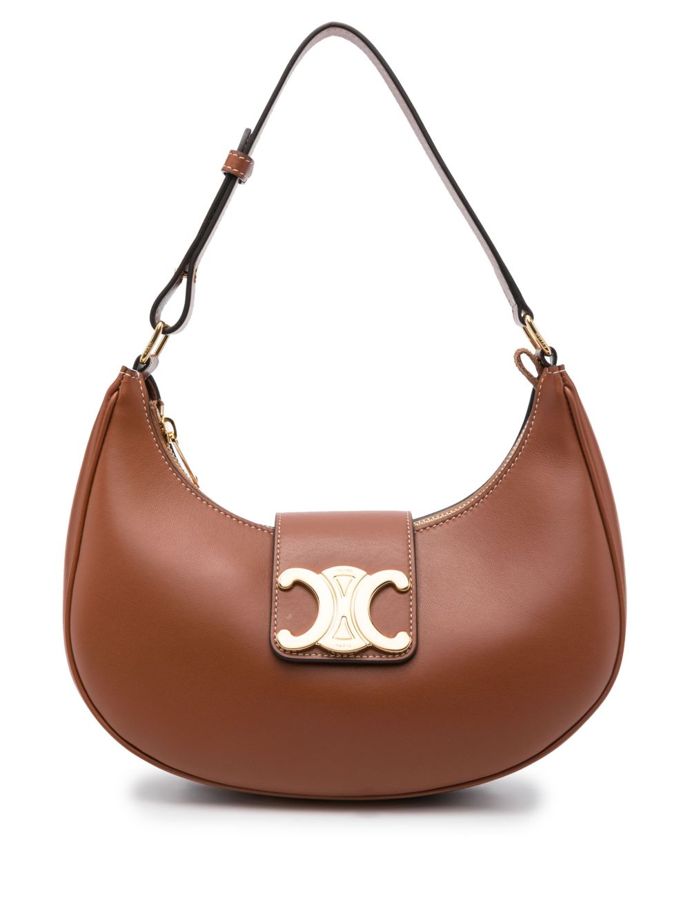 CELINE AVA MEDIUM LEATHER SHOULDER BAG