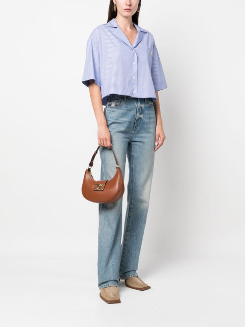 CELINE AVA MEDIUM LEATHER SHOULDER BAG