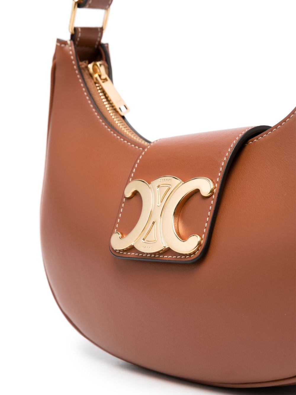 CELINE AVA MEDIUM LEATHER SHOULDER BAG