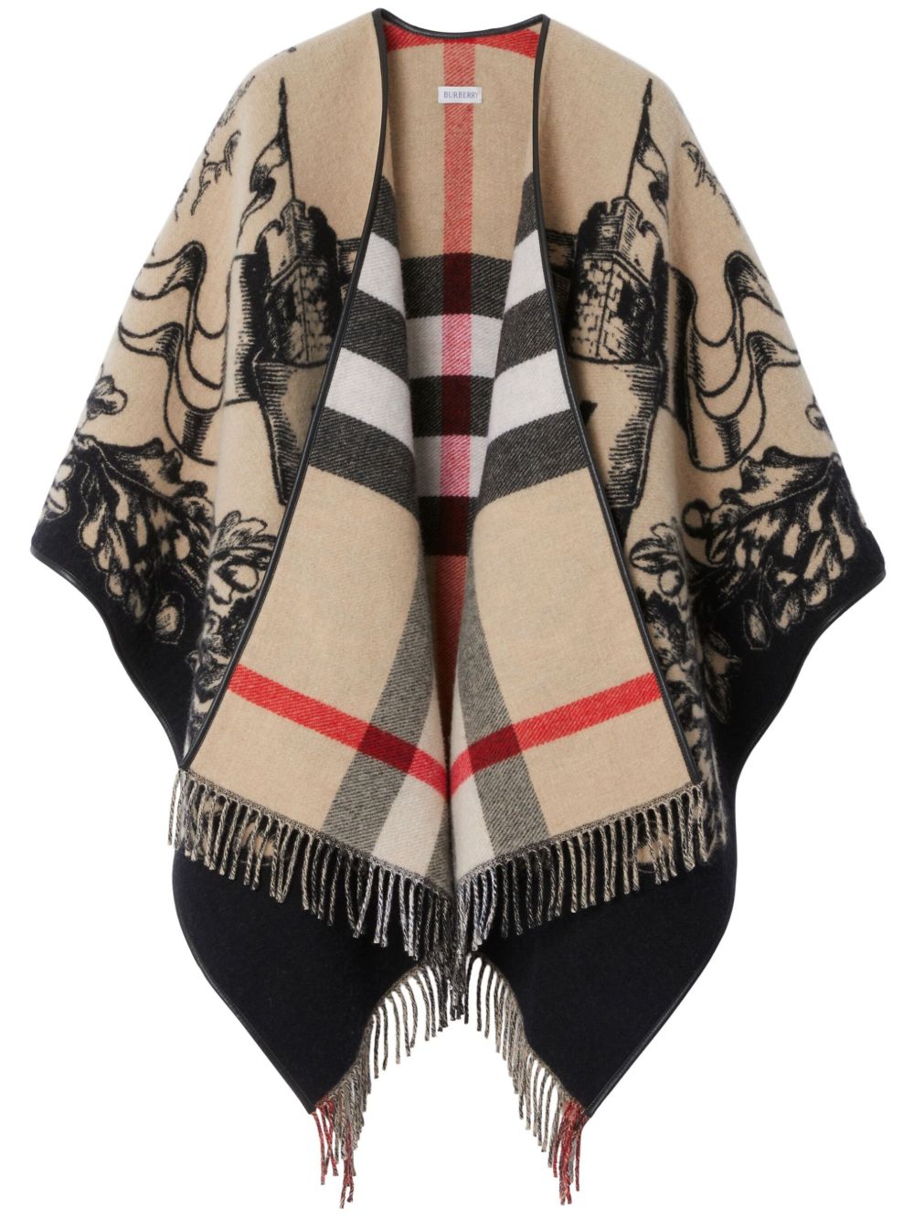 Burberry Wool Poncho