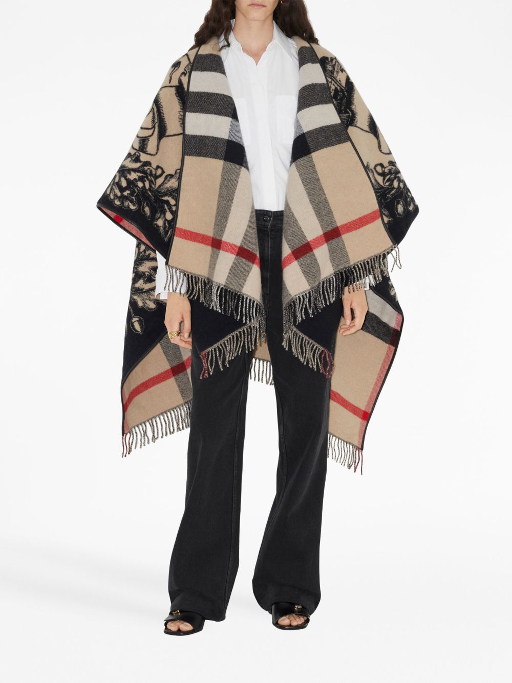 Burberry Wool Poncho