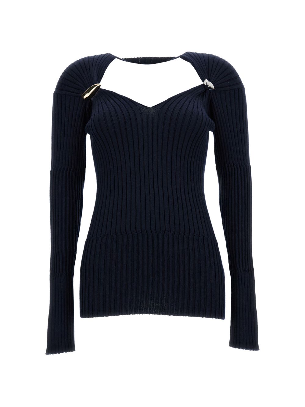 CASHMERE AND SILK BLEND V-NECKED SWEATER