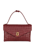 KNOT LOCK LEATHER CLUTCH