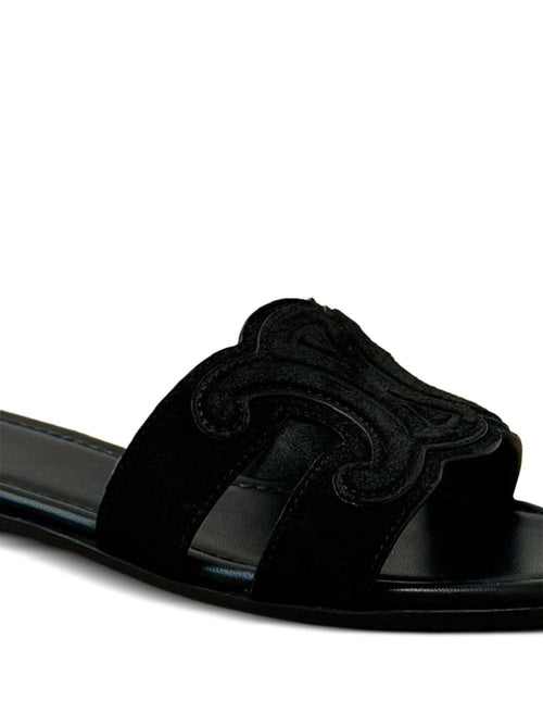 Celine Marina Suede Leather Sandals