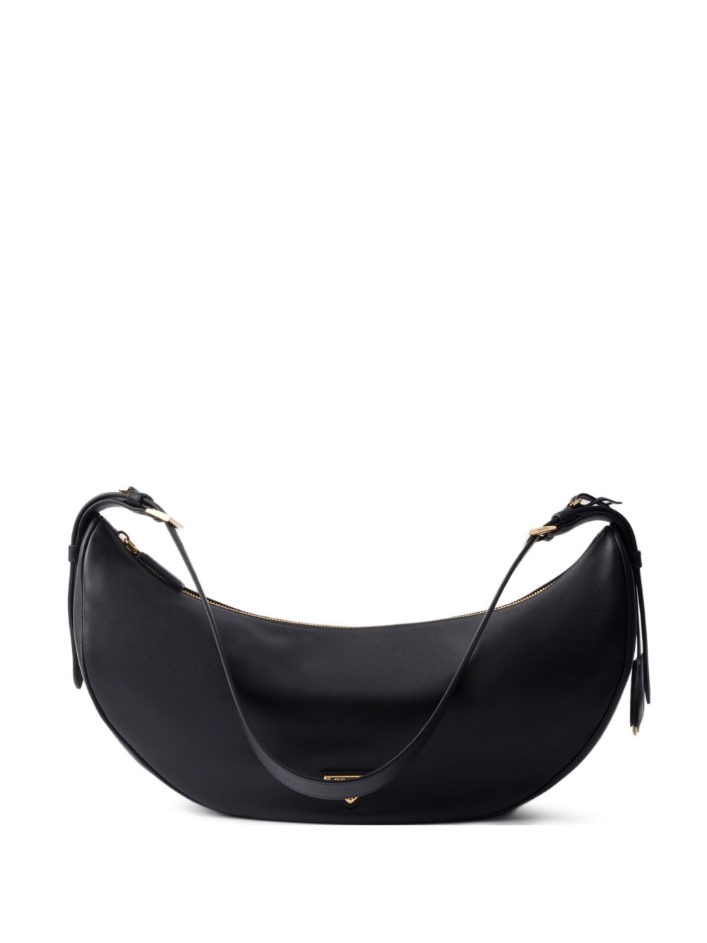 Prada Demi-Lune Leather Shoulder Bag