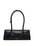 ALAÏA Le Teckel Medium Leather Shoulder Bag - Black