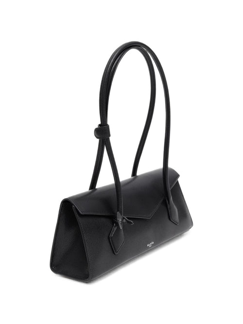 ALAÏA Le Teckel Medium Leather Shoulder Bag - Black