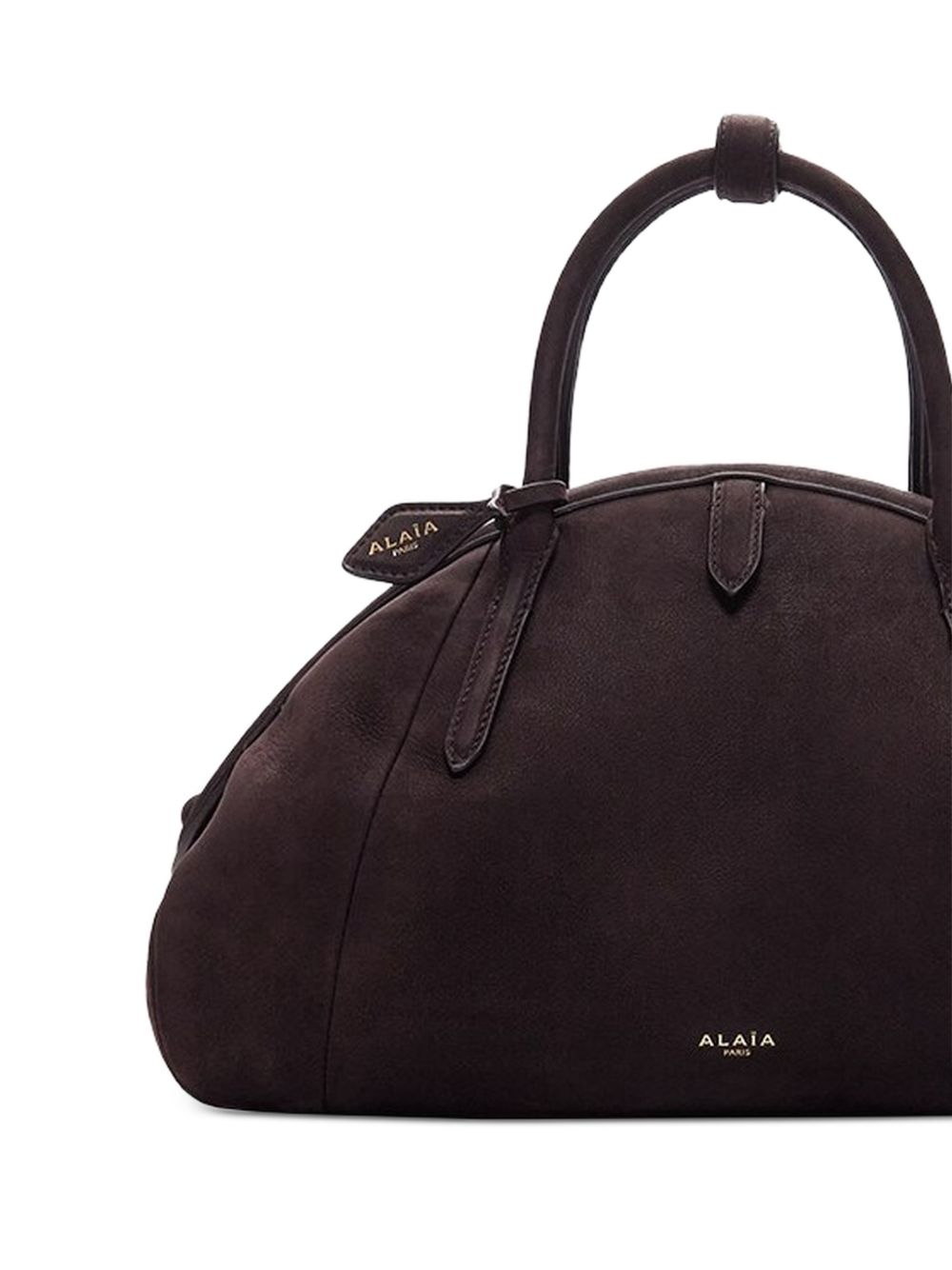 ALAÏA Purse Small Leather Handbag - Dark Brown