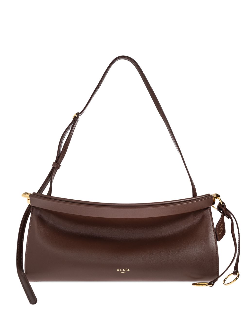 ALAÏA Le Click East West Medium Leather Shoulder Bag