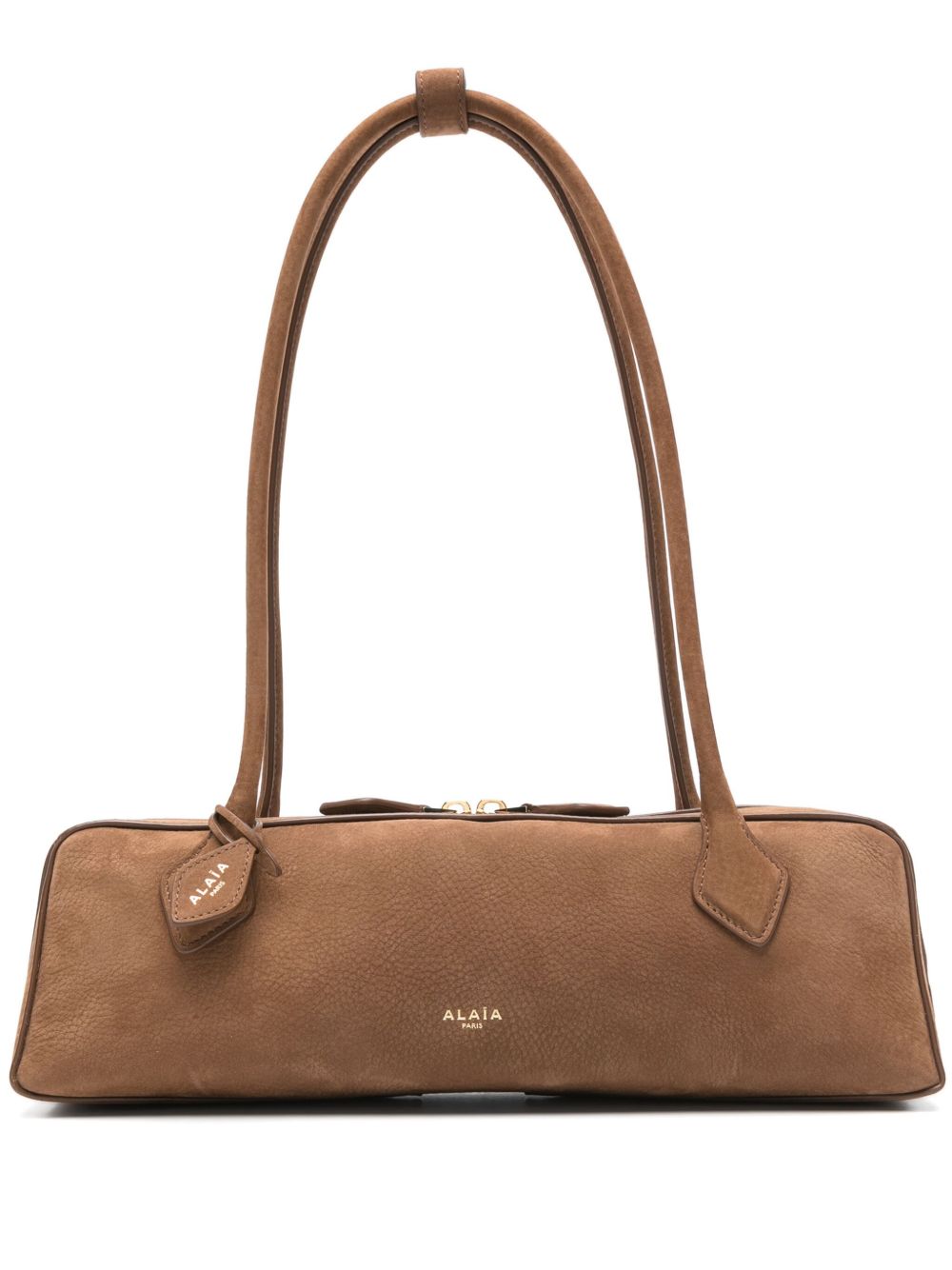 ALAÏA Le Teckel Medium Leather Shoulder Bag - Brown