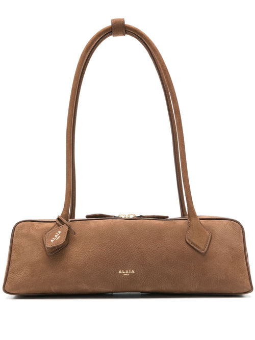 ALAÏA Le Teckel Medium Leather Shoulder Bag - Brown