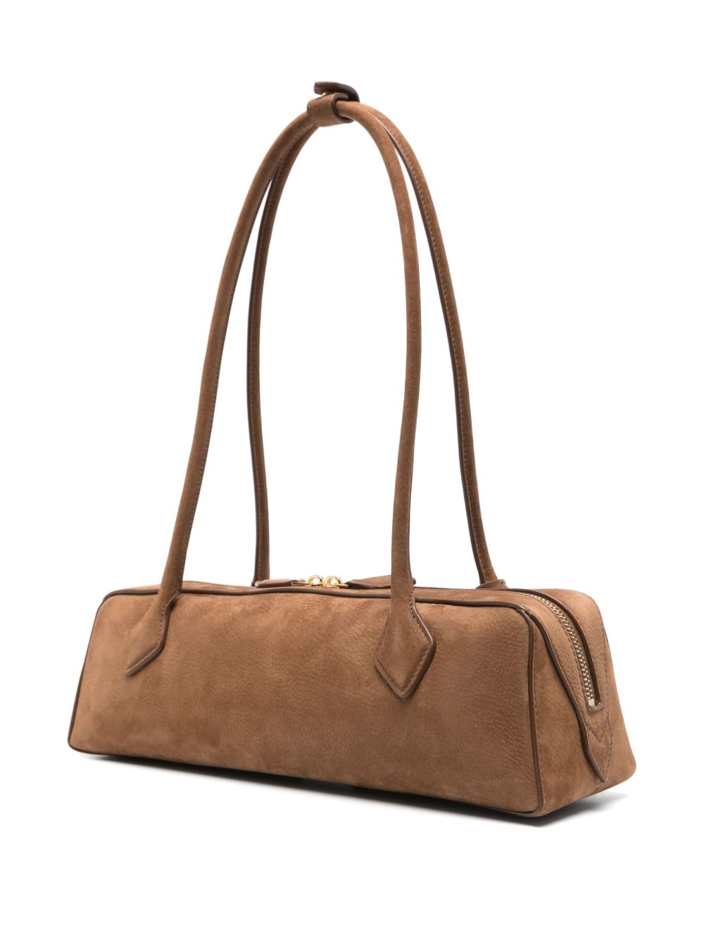 ALAÏA Le Teckel Medium Leather Shoulder Bag - Brown