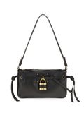 Chloé Paddington Sling Leather Shoulder Bag — Black