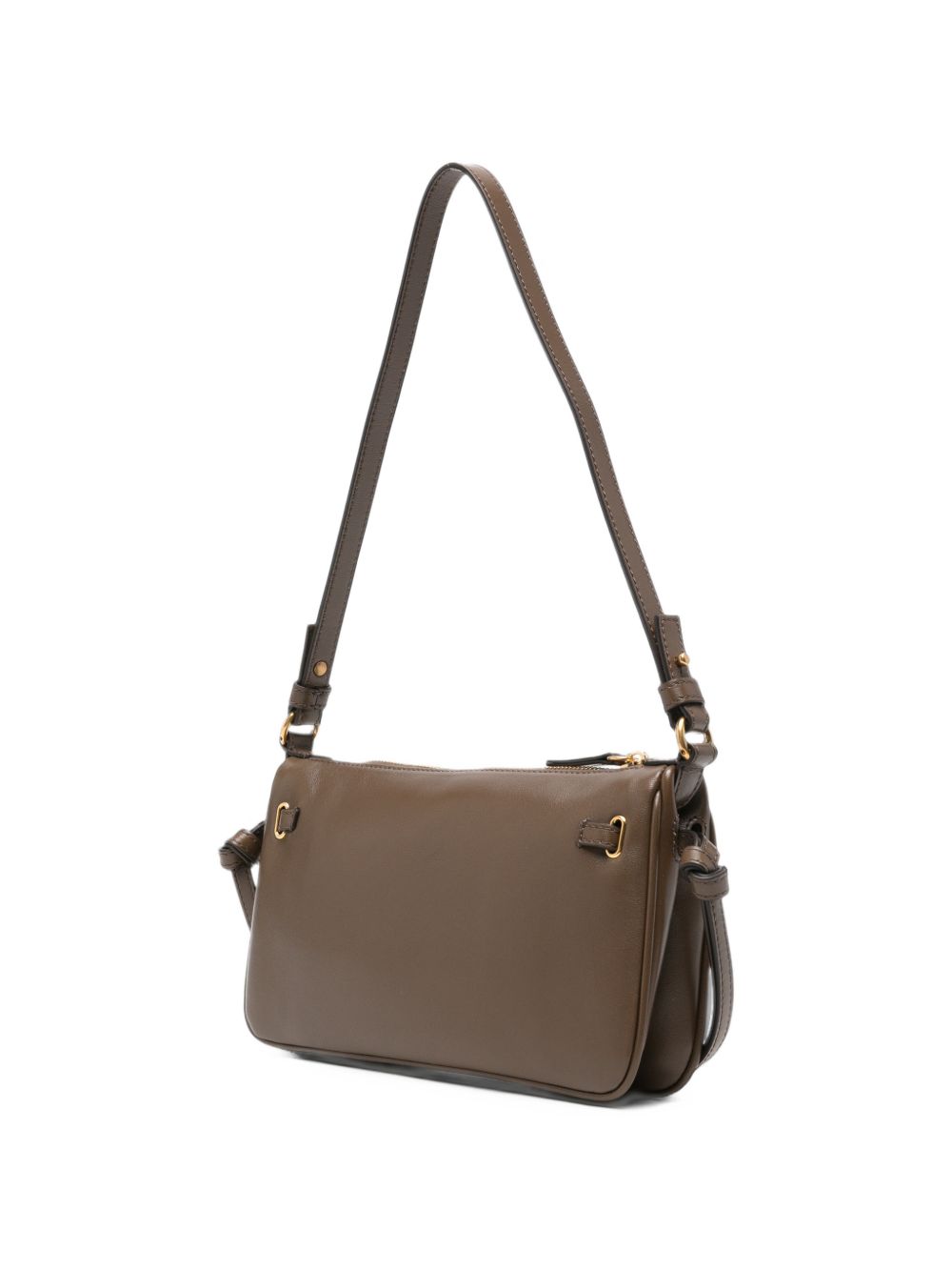 Chloé Paddington Sling Leather Shoulder Bag — Brown