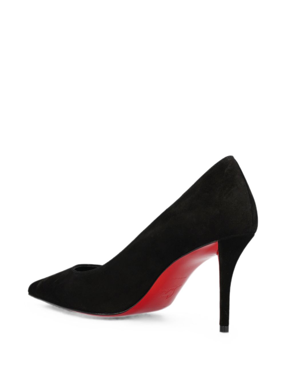 Christian Louboutin Miss Z Velvet Pumps Black
