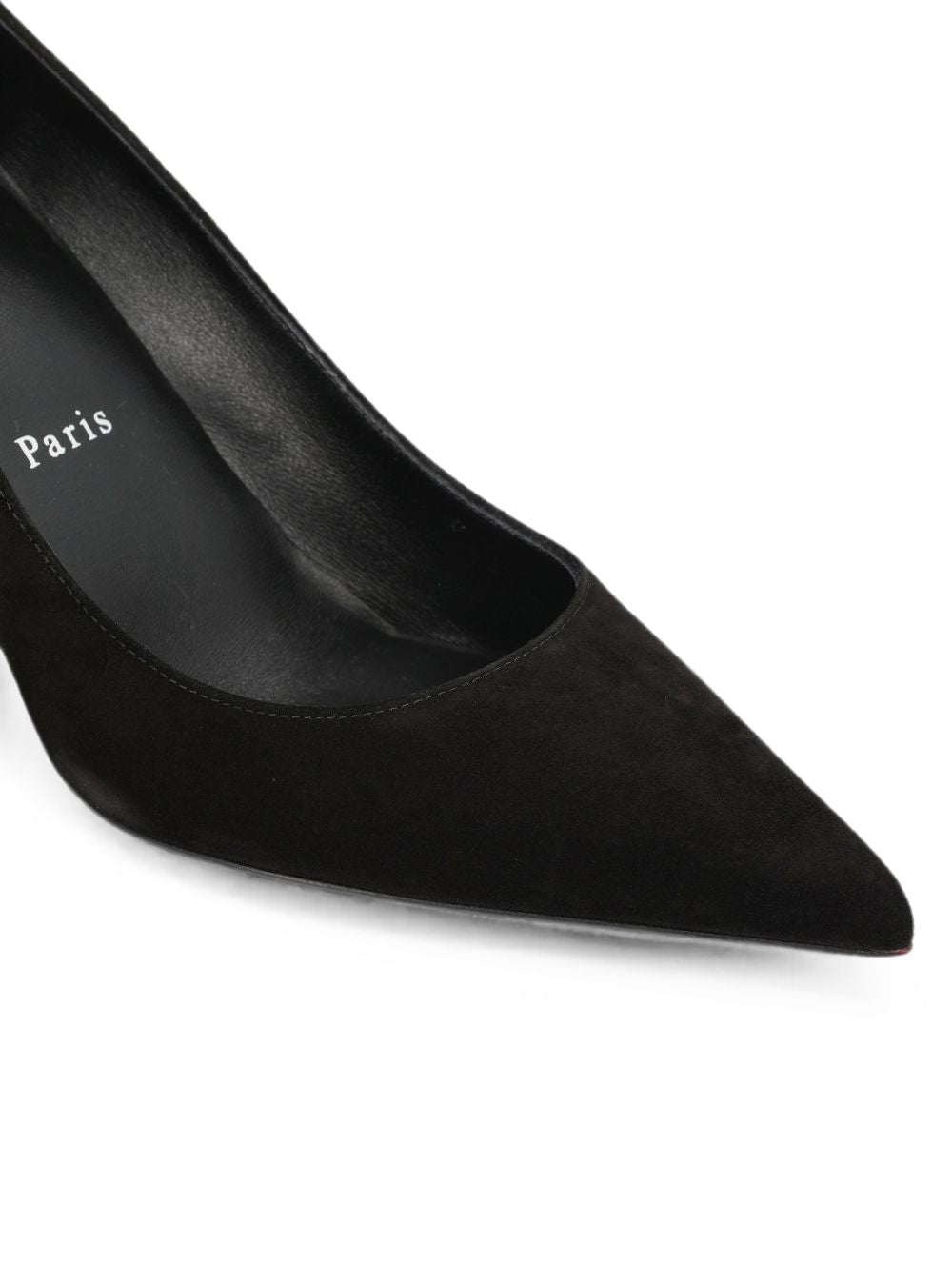 Christian Louboutin Miss Z Velvet Pumps Black