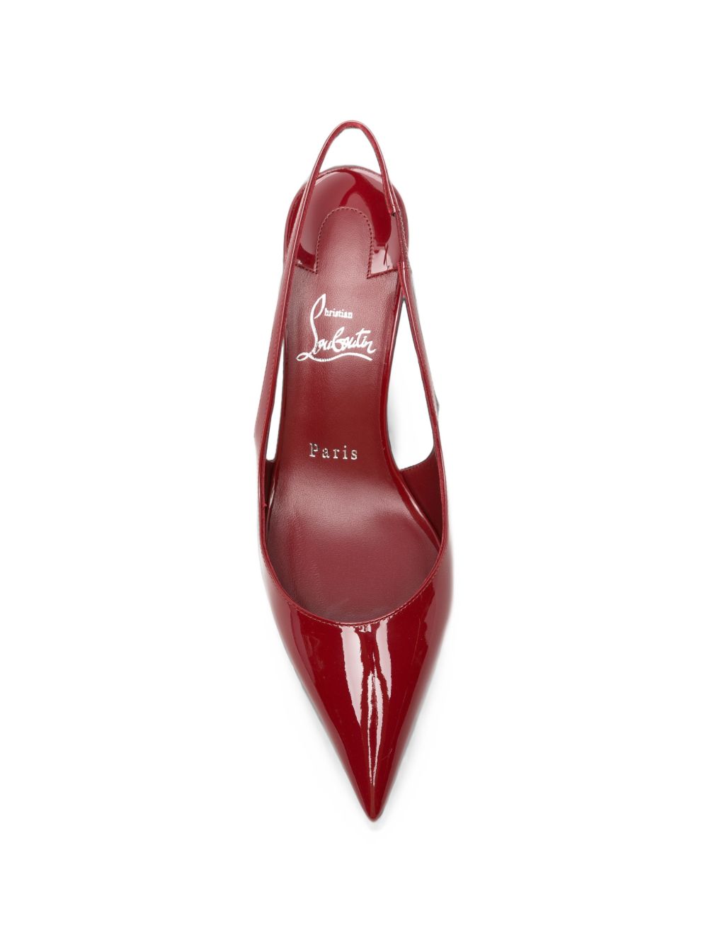Christian Louboutin Miss Z Patent Leather Slingback Pumps
