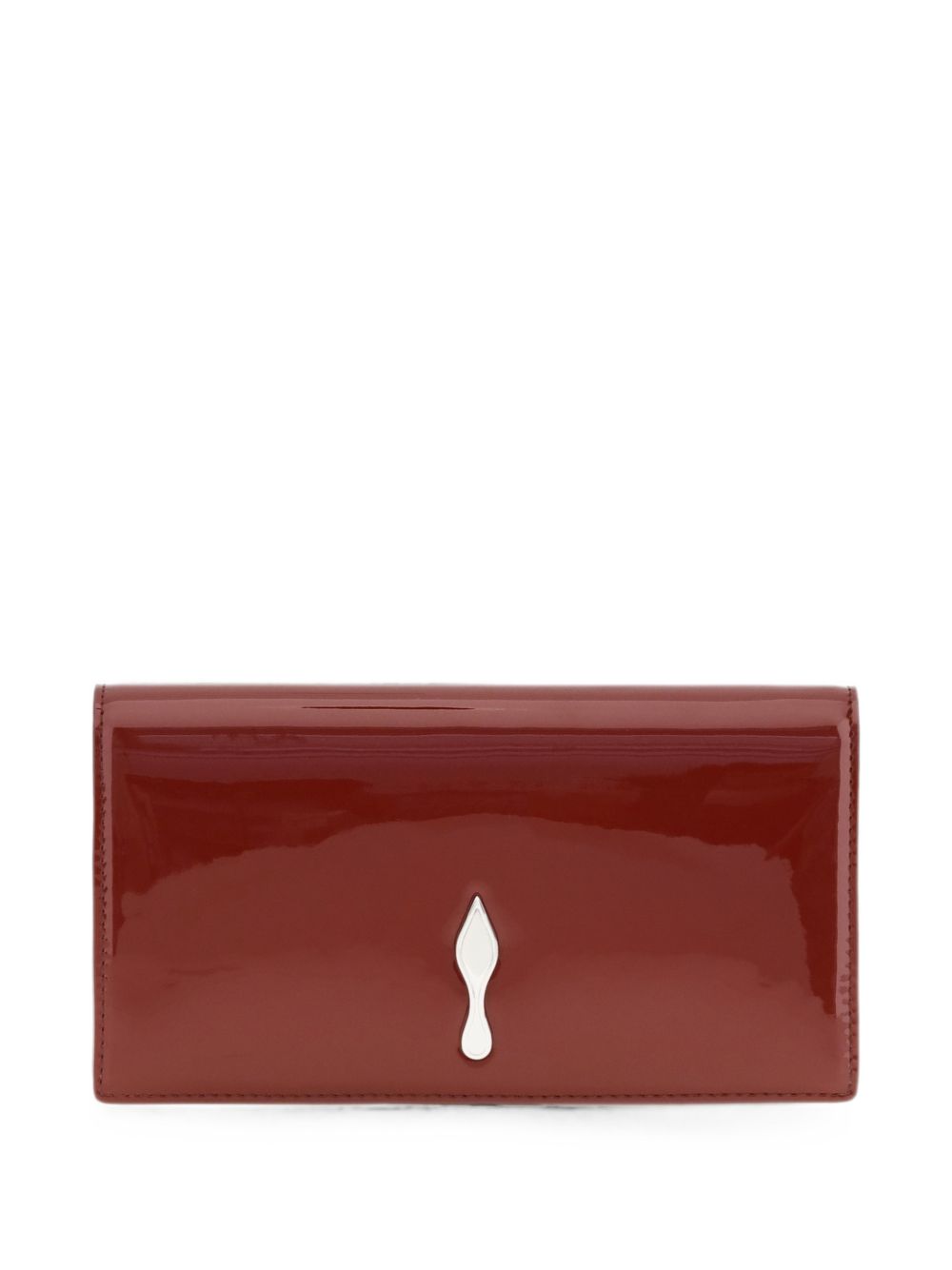 Christian Louboutin Bettina Patent Leather Clutch Red
