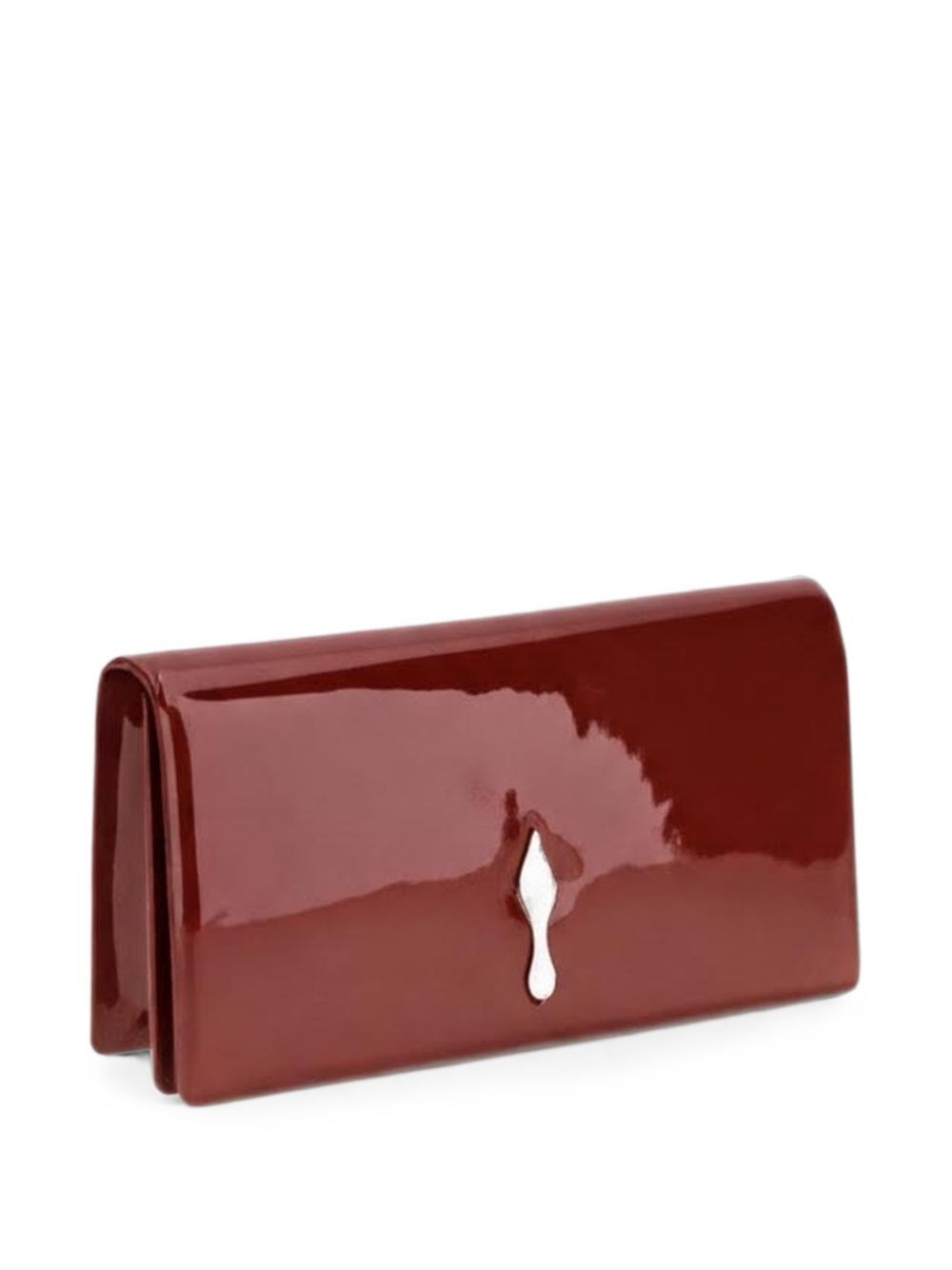 Christian Louboutin Bettina Patent Leather Clutch Red