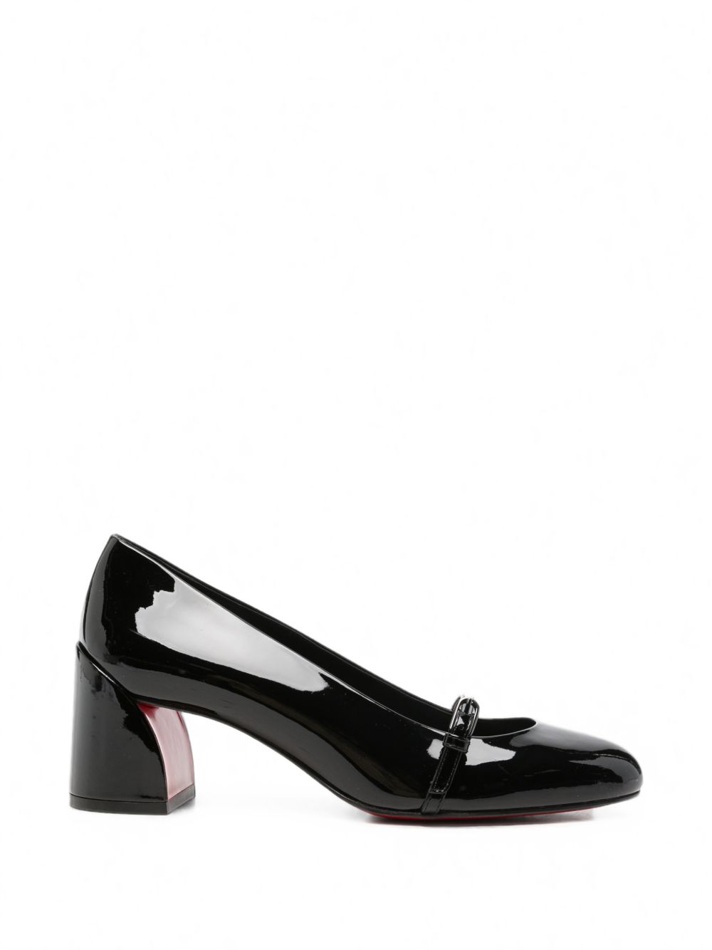 Christian Louboutin Jane Nina Patent Leather Pumps — Black