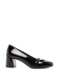 Christian Louboutin Jane Nina Patent Leather Pumps — Black