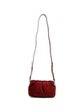 Christian Louboutin Eva Mini Suede Leather Crossbody Bag Red