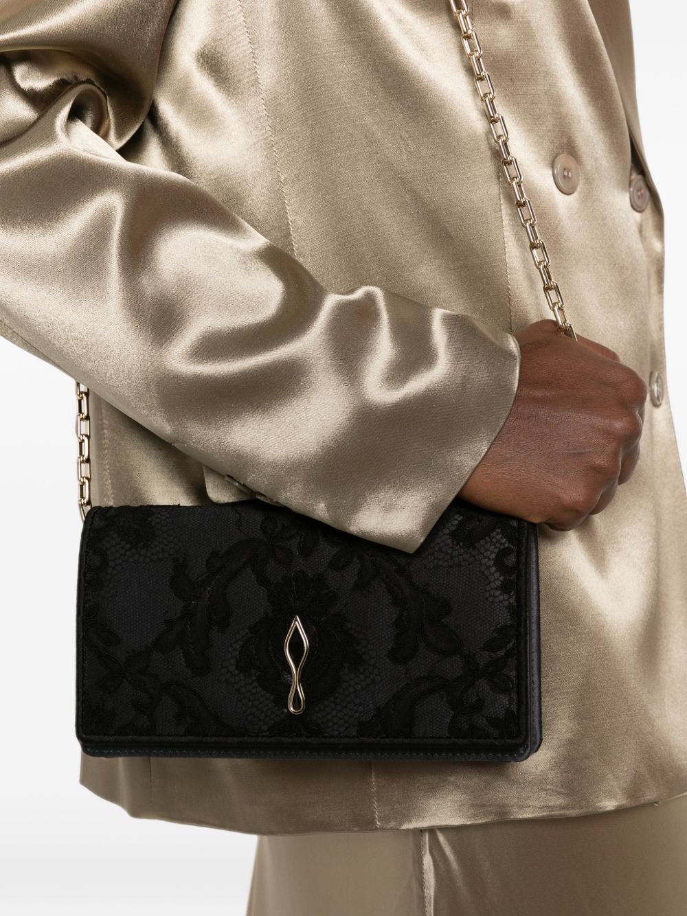 Christian Louboutin Bettina Satin Clutch