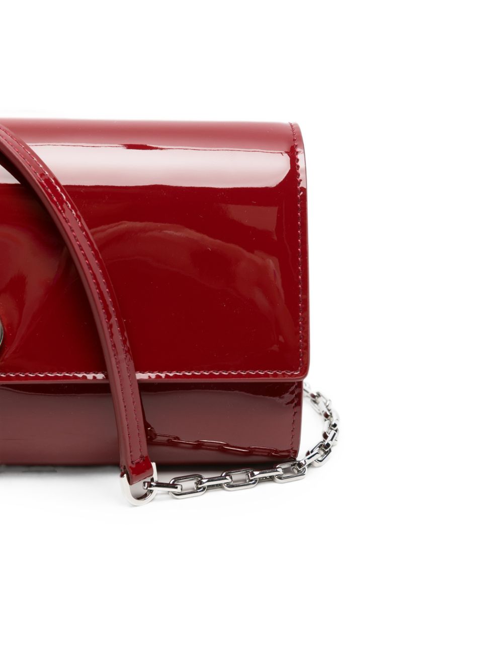 Christian Louboutin Bettina Patent Leather Wallet On Chain
