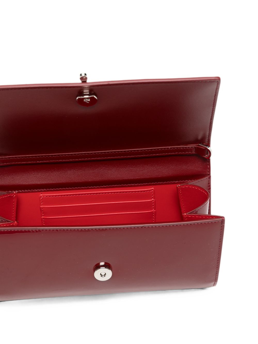 Christian Louboutin Bettina Patent Leather Wallet On Chain