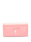 Christian Louboutin Bettina Leather Clutch Pink