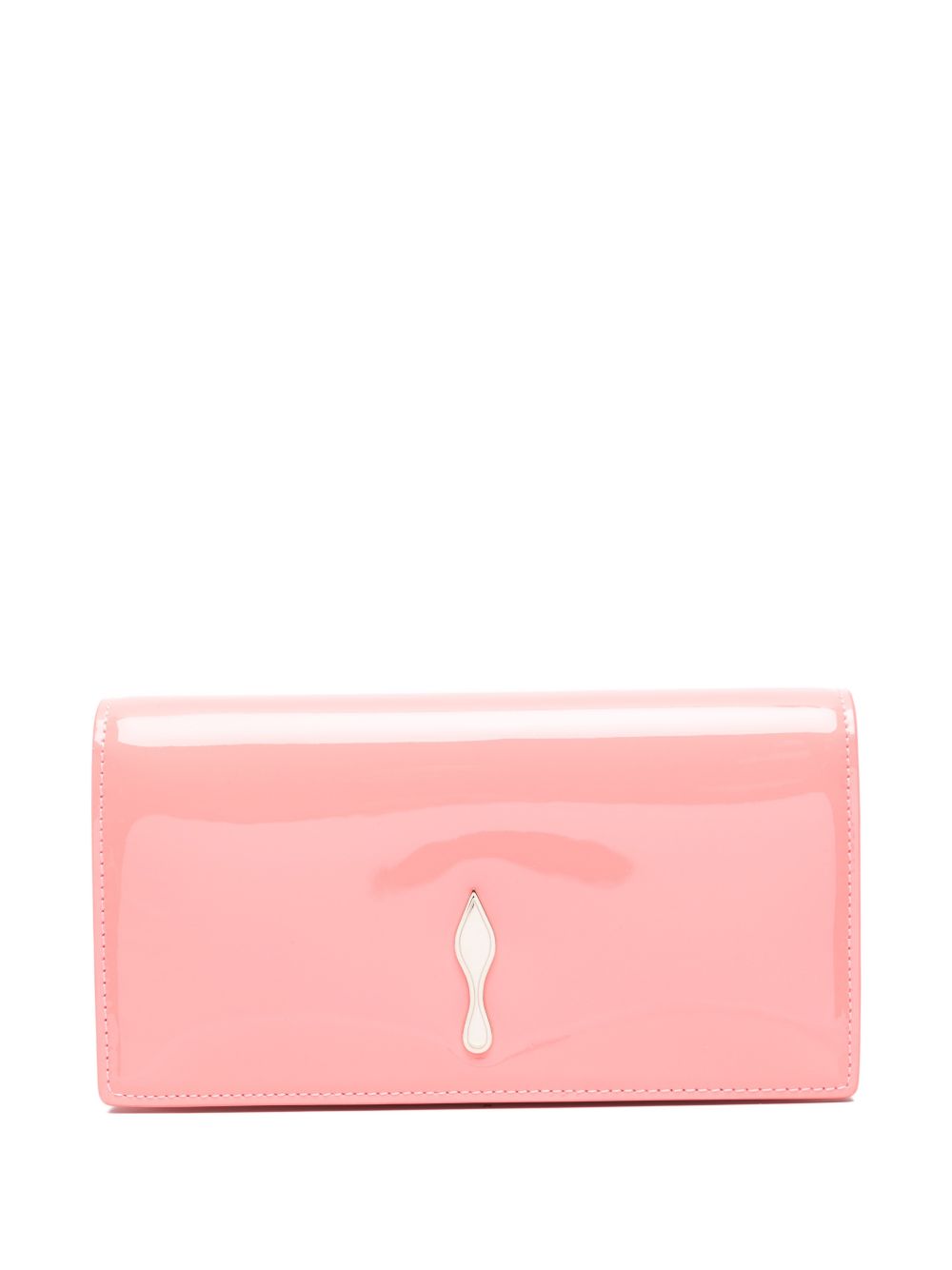 Christian Louboutin Bettina Leather Clutch Pink