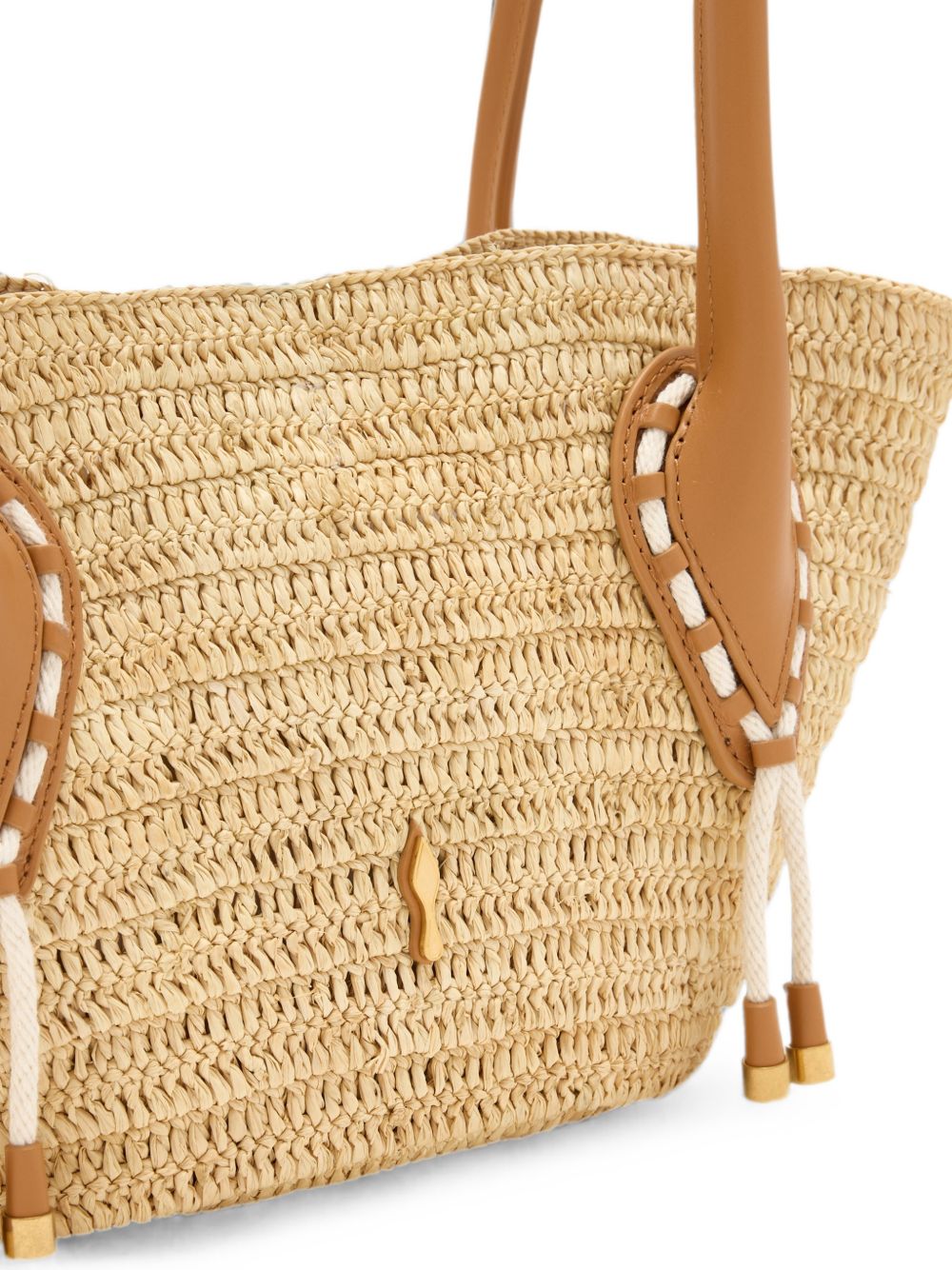 Christian Louboutin Venus Mini Rafia Tote