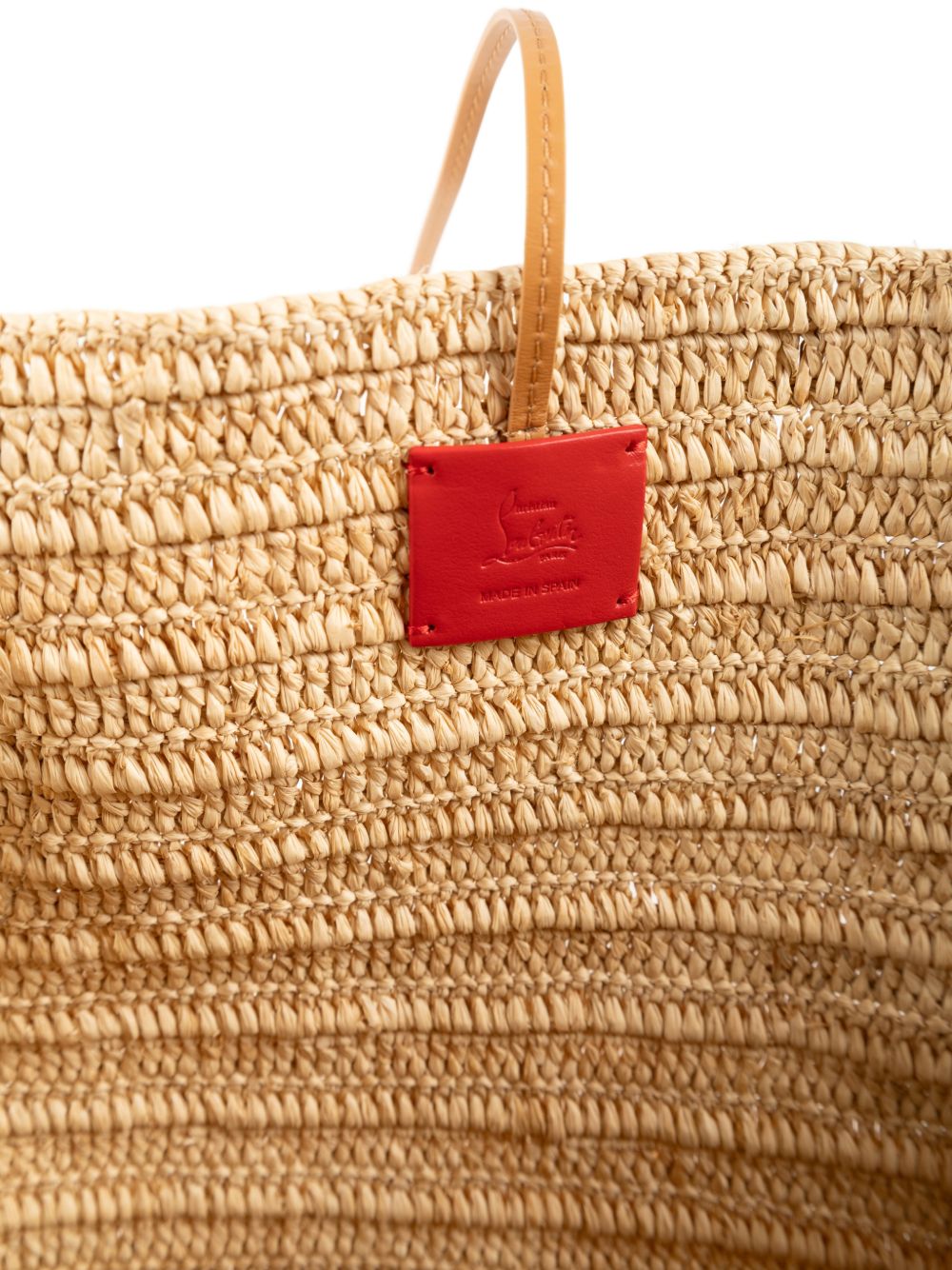 Christian Louboutin Venus Large Rafia Tote