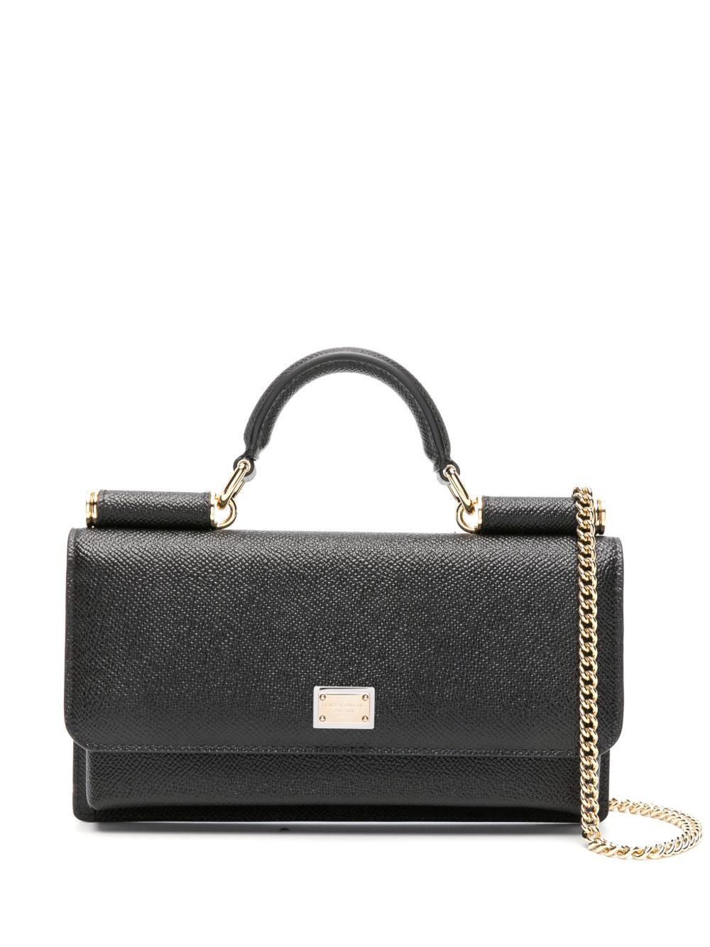 Dolce & Gabbana Leather Mini Bag — Black