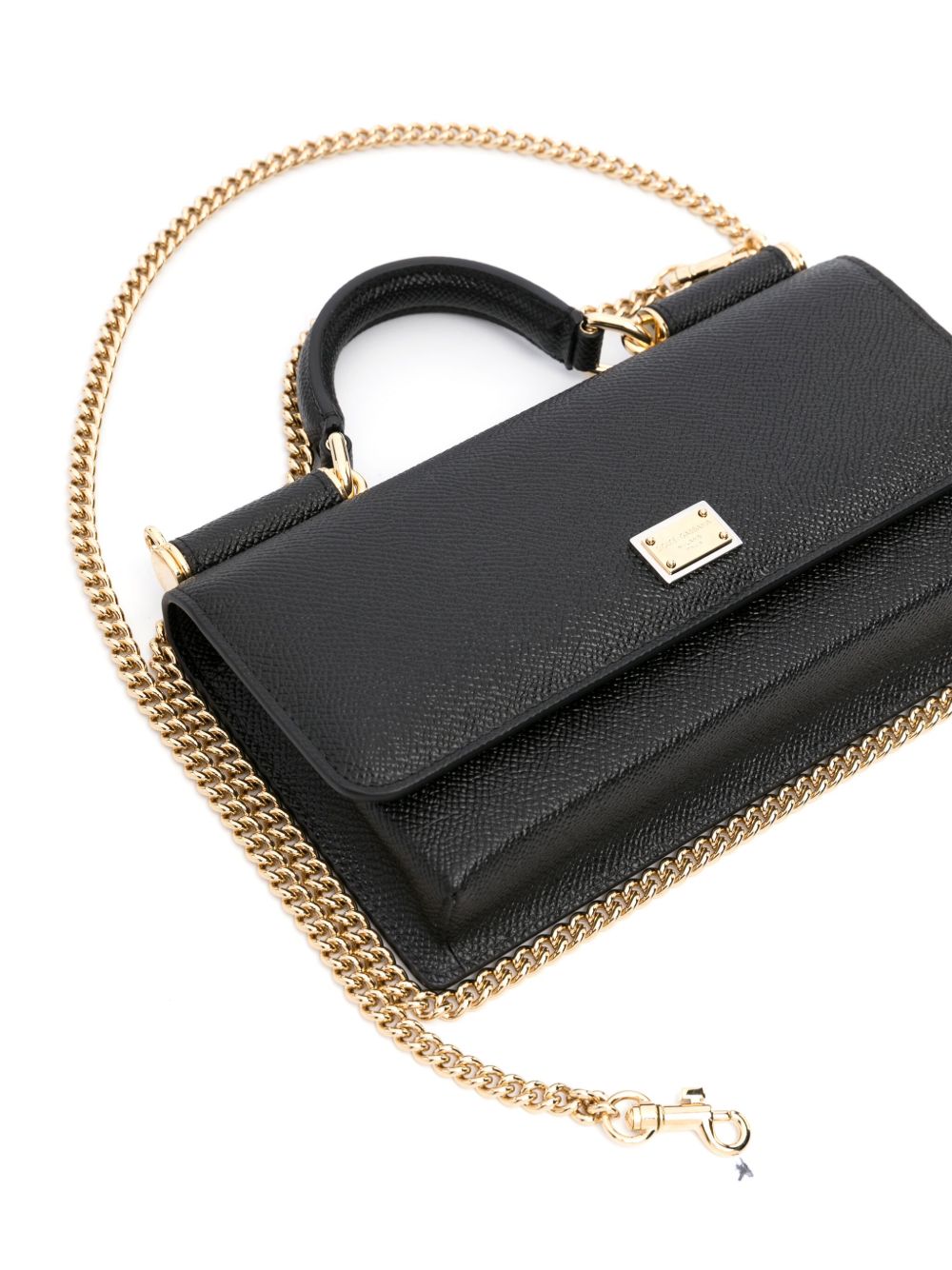 Dolce & Gabbana Leather Mini Bag — Black