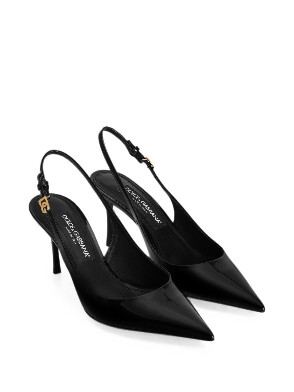 Dolce & Gabbana Patent Leather Slingback Pumps