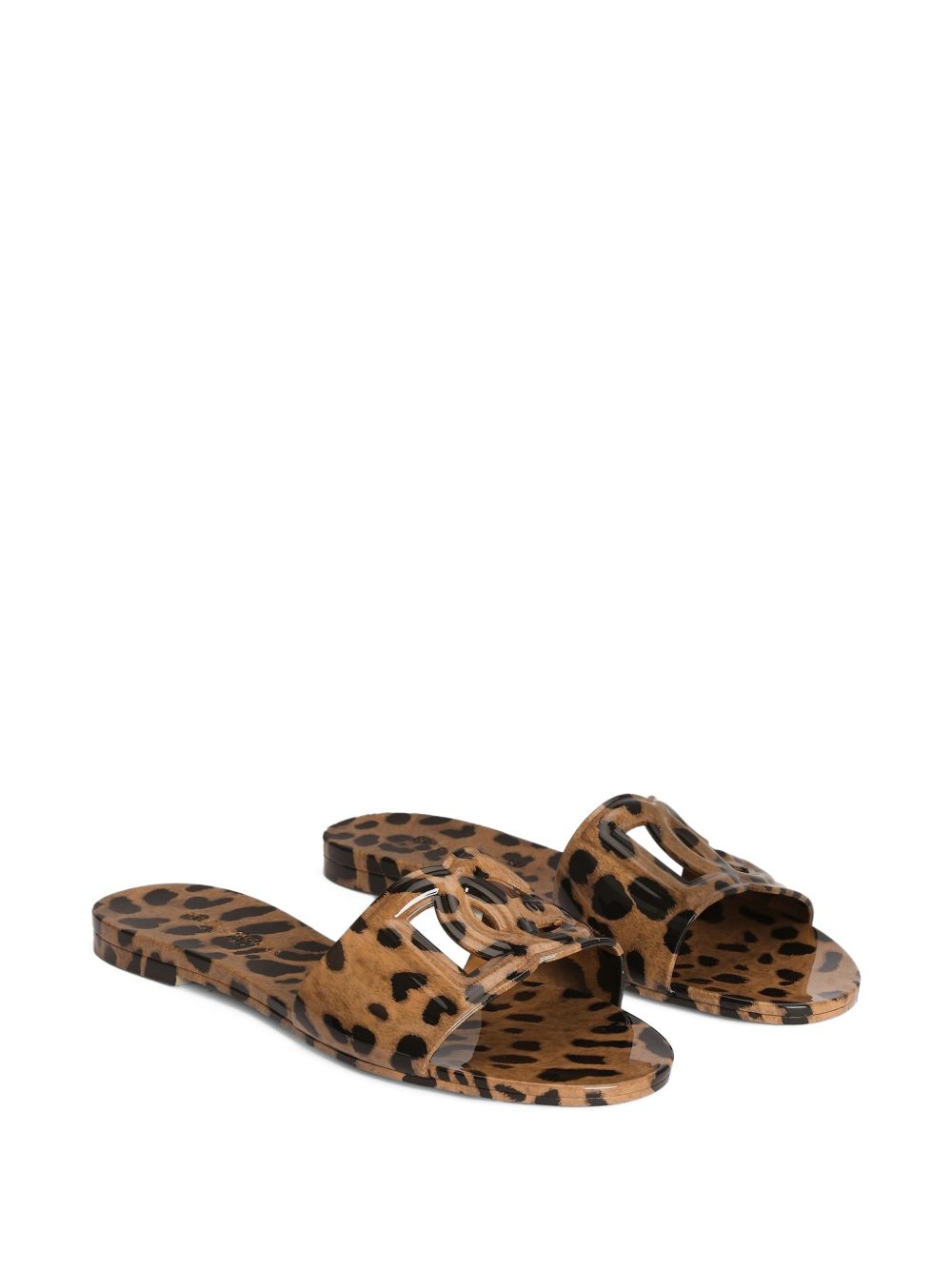 Dolce & Gabbana DG Logo Flat Sandals