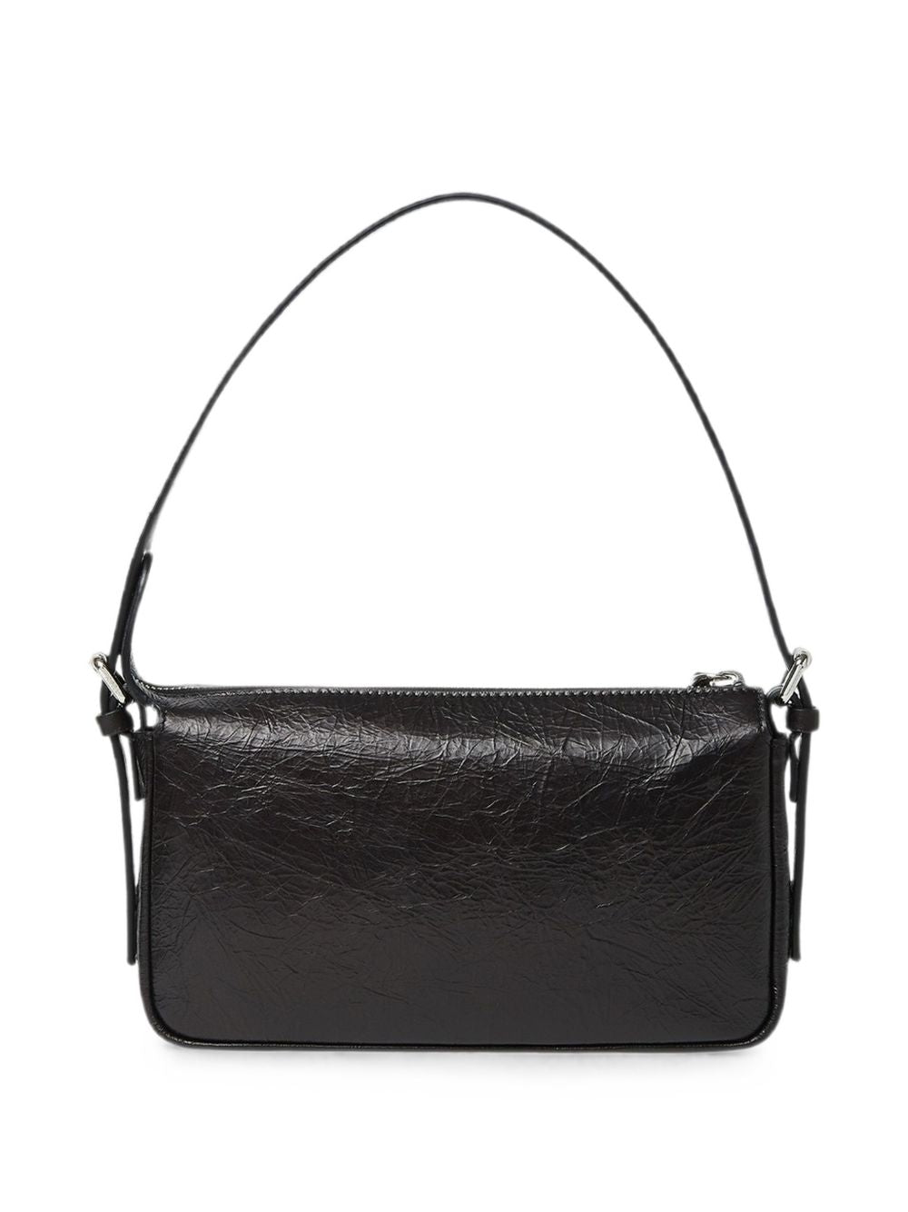 Fendi Zip Top Small Leather Shoulder Bag