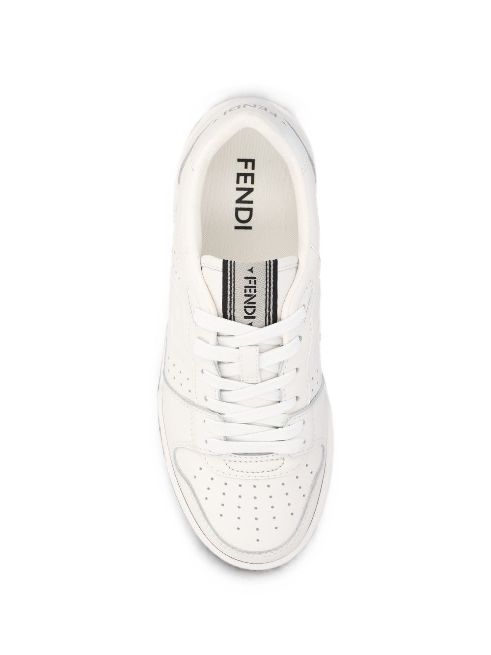 Fendi Match Leather Sneakers