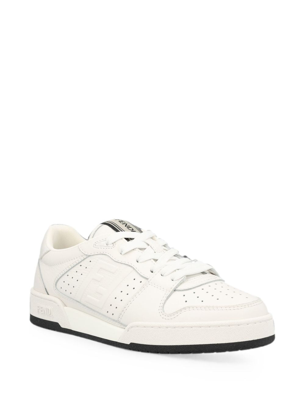 Fendi Match Leather Sneakers