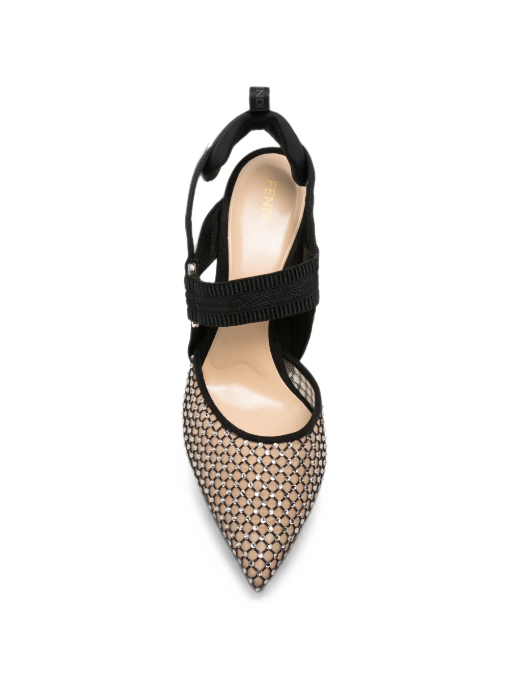 Fendi Colibrì Slingback Pumps — Black