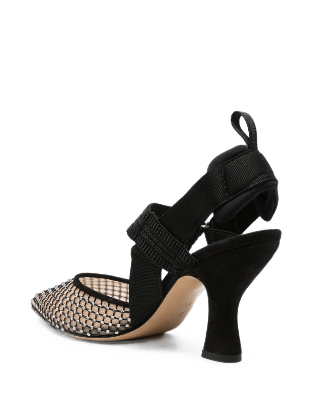 Fendi Colibrì Slingback Pumps — Black
