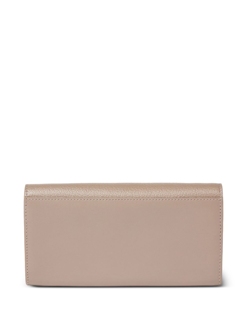 Fendi Leather Continental Wallet — Grey