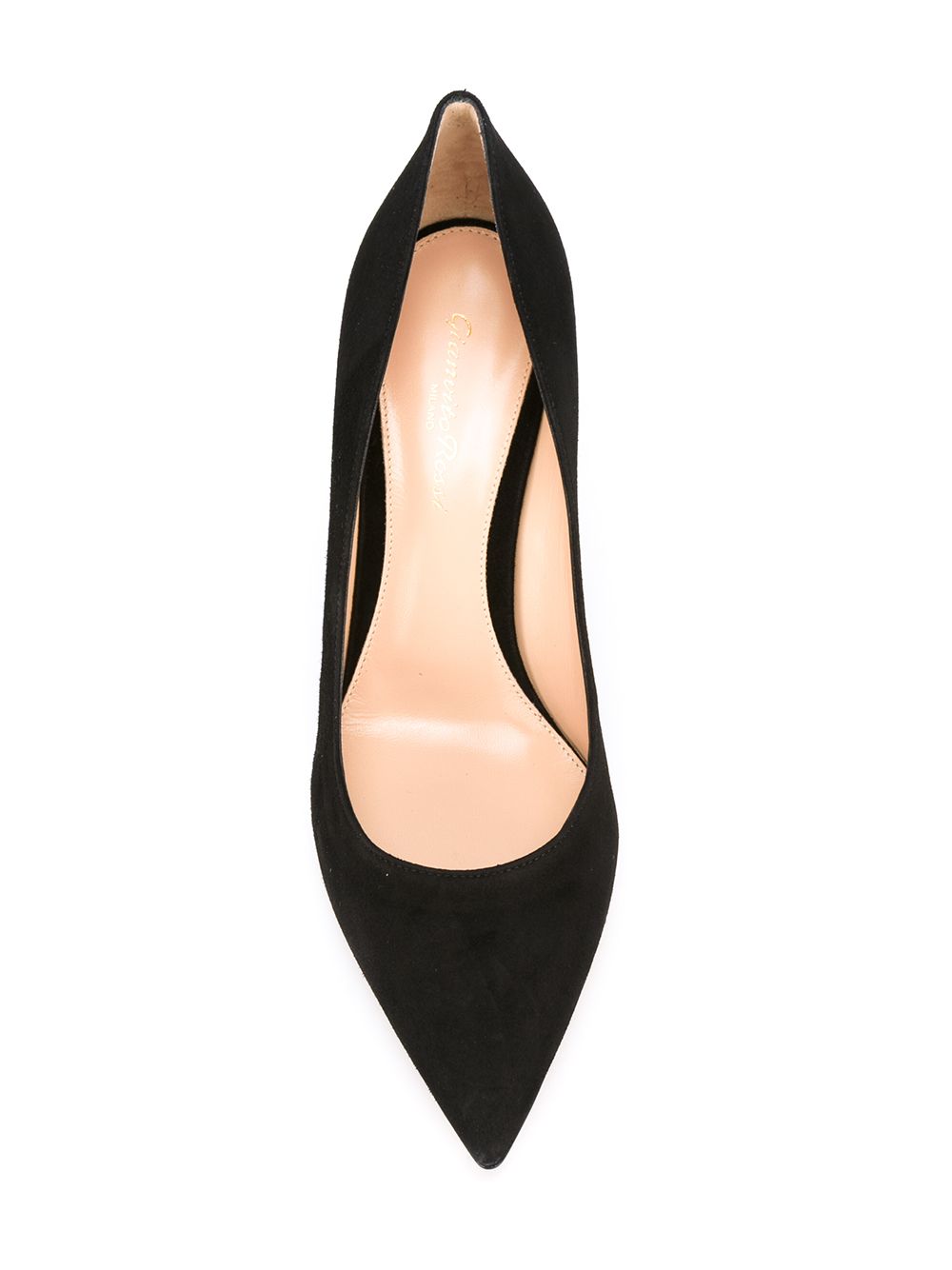 Gianvito Rossi Gianvito Suede Leather Pumps — Black