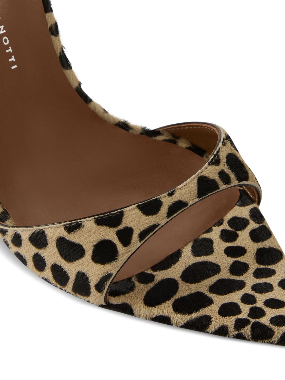 Giuseppe Zanotti Intriigo Heel Sandals — Leopard Print