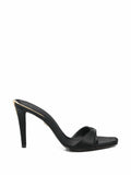 Giuseppe Zanotti Crossover Strap Heel Sandals — Black