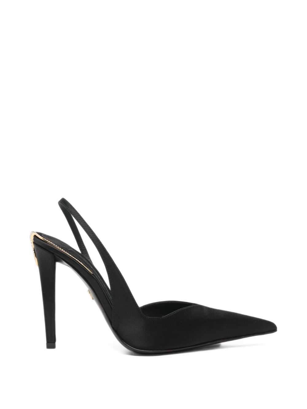 Giuseppe Zanotti Crystal-Embellished Slingback Pumps — Black