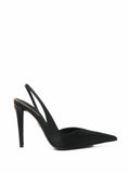 Giuseppe Zanotti Crystal-Embellished Slingback Pumps — Black